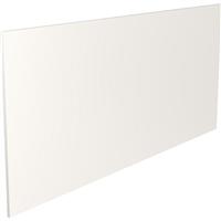 Kitchen Kit Flatpack J-Pull Kitchen Cabinet Panel Super Gloss Breakfast Bar Back 2100mm in White Mdf