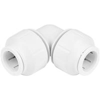 JG Speedfit Elbow Connector 10mm in White Plastic