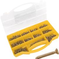 Fixman A2 Stainless Self Tapping Pozi Screw Pack (570 Piece) in Silver Steel