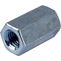 Unbranded Connector Nut M8 (10 Pack) in Silver