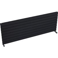 Ximax Oxford Slim Duo Horizontal Designer Radiator 595 x 1600mm 5010Btu in Anthracite Steel