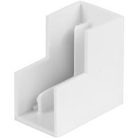 Profix Mini Trunking Accessories External Bend 16 x 16mm (10 Pack) in White PVC