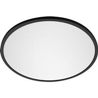 Philips CL550 Superslim LED Round Ceiling Light Dimmable IP20 15W 1300lm Warm White in Black Plastic