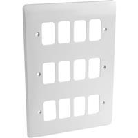 MK Grid Plus Frontplate 12 Gang