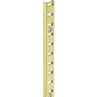 Bookcase Shelving Strip 980mm ed (10 Pack) in Brass