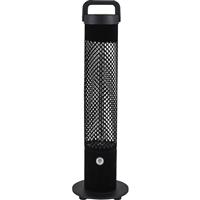 Zink Outdoor Table Top Portable Patio Heater 1200W in Black Carbon Fibre