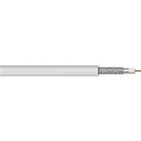Pitacs TV / Satellite Cable AL/AL (RG6) 100m Drum in White Aluminium