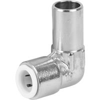 Drayton Push Fit Elbow 10mm Chrome Plated Brass
