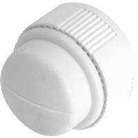 Unbranded Stop End 22mm in White Plastic