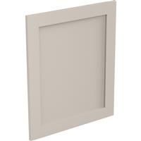 Kitchen Kit Flatpack Shaker Appliance Door Ultra Matt 715x596mm in Light Grey Mdf