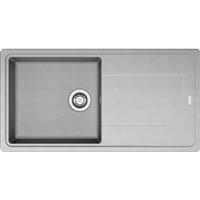 Franke Titan Reversible Composite Kitchen Sink & Drainer Single Bowl Urban in Grey Tectonite Composite