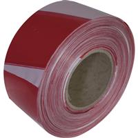 Ultratape Red & White Barrier Tape 70mm x 500m in Red/White