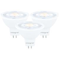 Integral LED 12V MR16 GU5.3 Dimmable Lamp 6.1W Warm White 690lm (3 Pack)