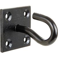 Chain Plate Hook in Black Steel