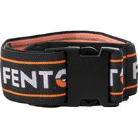 Fento Original Clip Knee Pad Straps /Orange (2 Pack) in Black Rubber