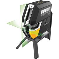 ToughBuilt Cross-Line Laser Level 30m in Green Double Injected Plastic