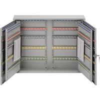 Burg-Wachter Heavy Duty Double Door Key Cabinet 400 Hooks in Grey Steel