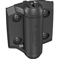 D and D D & D TruClose Metal Gate Hinge 30kg (2 Pack) in Black