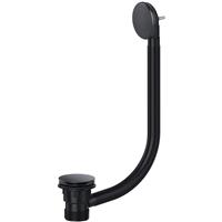 Viva Clicker Combination Bath Waste Black 1 1/2" Brass