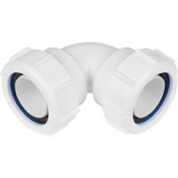 McAlpine Multi Fit 90deg Bend 1 1/4" MS4 in White