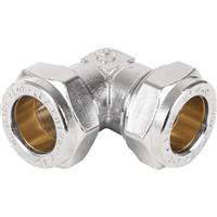 Made4Trade Compression Elbow Plated 15mm in Chrome