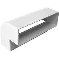 Airvent 100 Ducting Bend 90deg Vertical 100mm in White Plastic