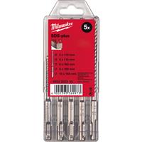 Milwaukee SDS Plus Drill Bit Set M2 (5 Piece)