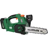 Hawksmoor 18V 25cm Brushless Cordless Chainsaw 1 x 4.0Ah in Green