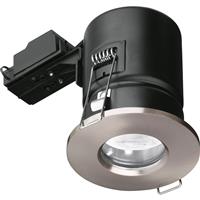 Aurora IP65 Fire Rated GU10 Downlight Satin in Nickel