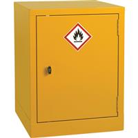Barton Hazardous Substance Cabinet 609 x 457 x 457mm in Yellow Steel