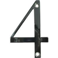 Fab and Fix Fab & Fix Hardex Door Numeral Polished 4 in Chrome Zinc