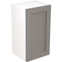 Kitchen Kit Flatpack Shaker Kitchen Cabinet Wall Unit Ultra Matt 400mm in Dust Grey MFC