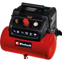 Einhell 1.6HP 6 Litre 8 Bar Oil Free Compressor & 9pc Kit 230V in Red