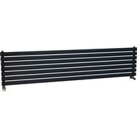 Ximax Bristol Single Horizontal Designer Radiator 410 x 1800mm 2754Btu in Anthracite Steel
