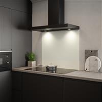 Splashback Matt Self-Adhesive Glass 900 x 750mm in White