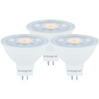 Integral LED 12V MR16 GU5.3 Lamp 3.4W Warm White 345lm (3 Pack)