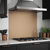 Splashback Rose Self-Adhesive Glass 900 x 750mm in Gold