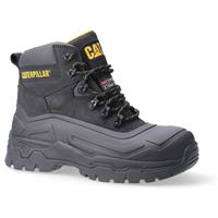 CAT Men's erpillar Typhoon Waterproof Metal Free Safety Boots in Black