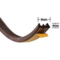 Stormguard EPDM Weatherstrip E Profile 15m in Brown Rubber