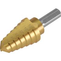 Unbranded Titanium Coated Step Drill Bit 14-26mm Plastic