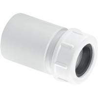 McAlpine Overflow Universal Compression Plain Tail Reducer 1 1/4" x 19/23mm R16 in White