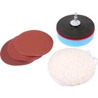 Toolpak Sanding/Polishing Kit 125mm in Blue Plastic