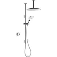 Mira Mode Maxim Thermostatic Digital Mixer Shower Pumped Ceiling Fed in Chrome Stainless Steel