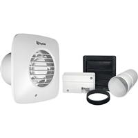 Xpelair Simply Silent 100mm Low Voltage Extractor Fan Timer in White ABS