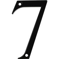 Fab and Fix Fab & Fix Hardex Door Numeral Matt 7 in Black Zinc