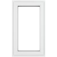 Crystal Casement uPVC Window Left Hand Opening 610mm x 820mm Clear Double Glazing in White