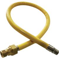 Tesla Hobflex Connecting Hose 1m x 1/2" BSPT Male Steel