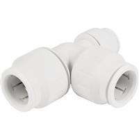 JG Speedfit Reducing Tee 22 x 15 x 22mm in White Plastic