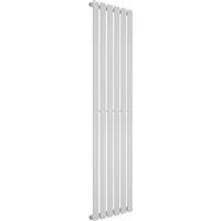 Azur Emilia Designer Panel Radiator 1800 x 448mm 2966Btu in White Steel