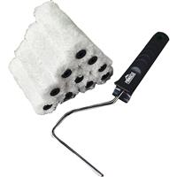 Pinnacle Mini Microfibre Roller Set 4" in White